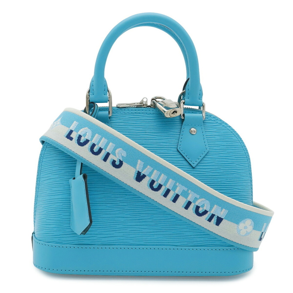 LOUIS VUITTON Epi Alma BB Handbag/Shoulder Bag, Turquoise Blue, M20609